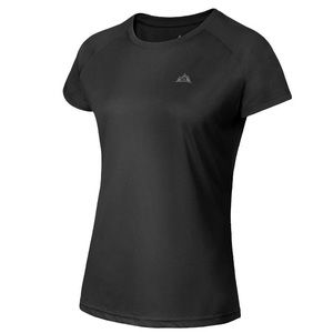 NEW! Short Sleeve Running Top UPF 50+Sun Protection SPF Quick Dry Black Large